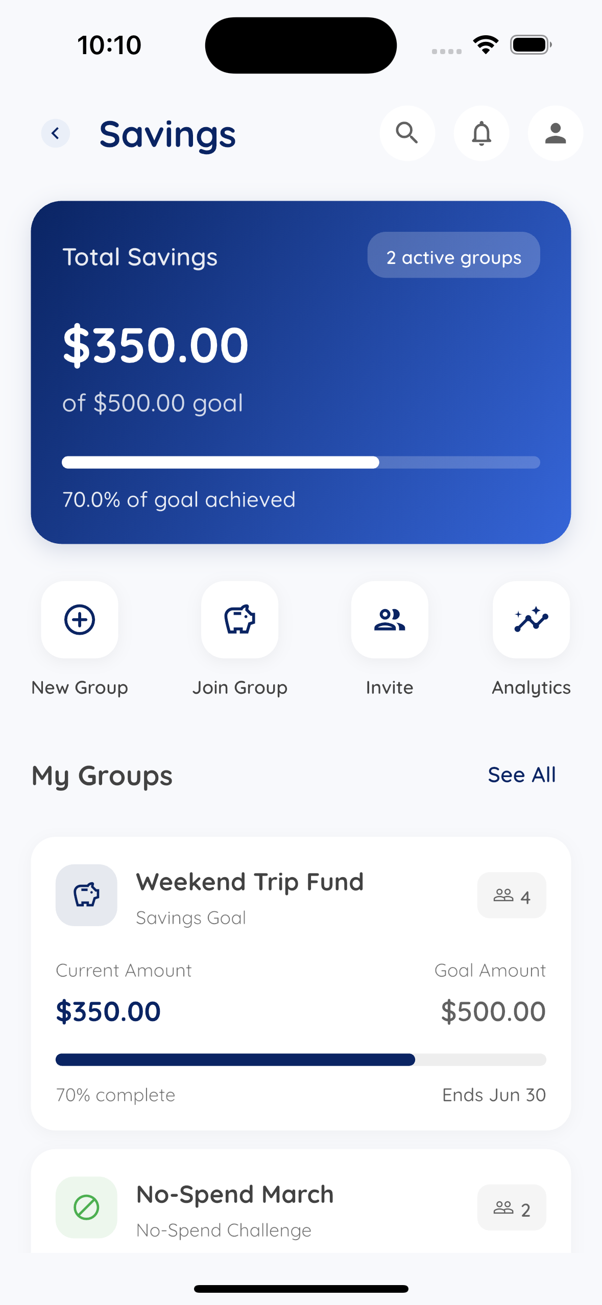 Savings Overview